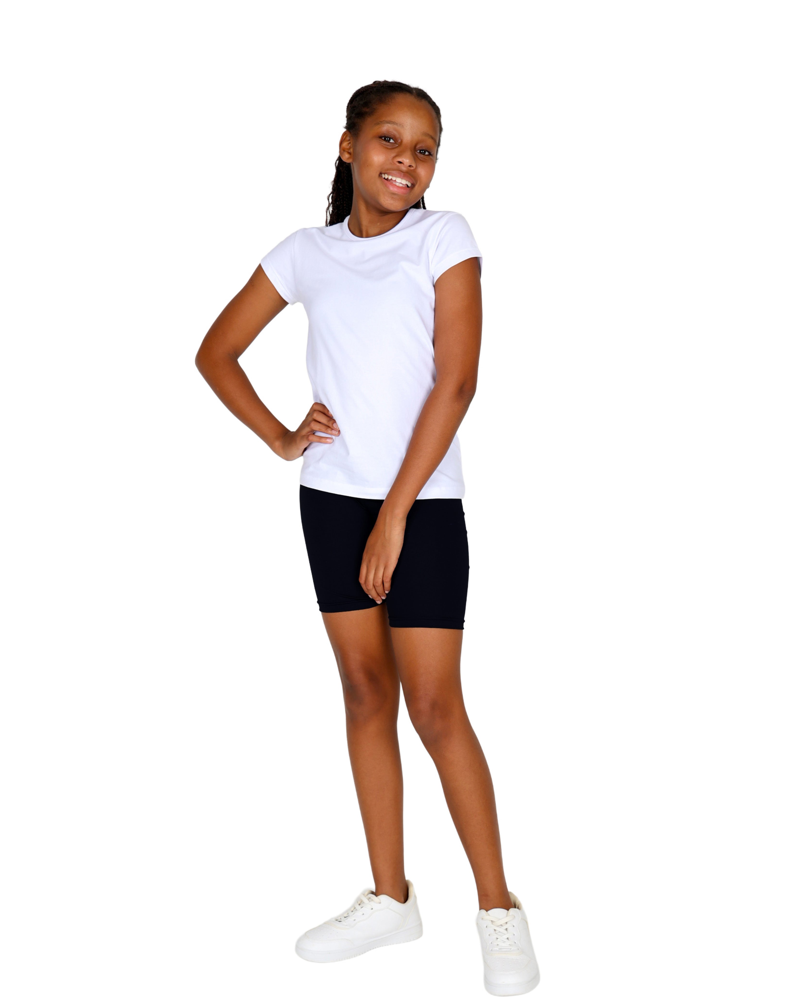 Black Trilobal Cycle Shorts