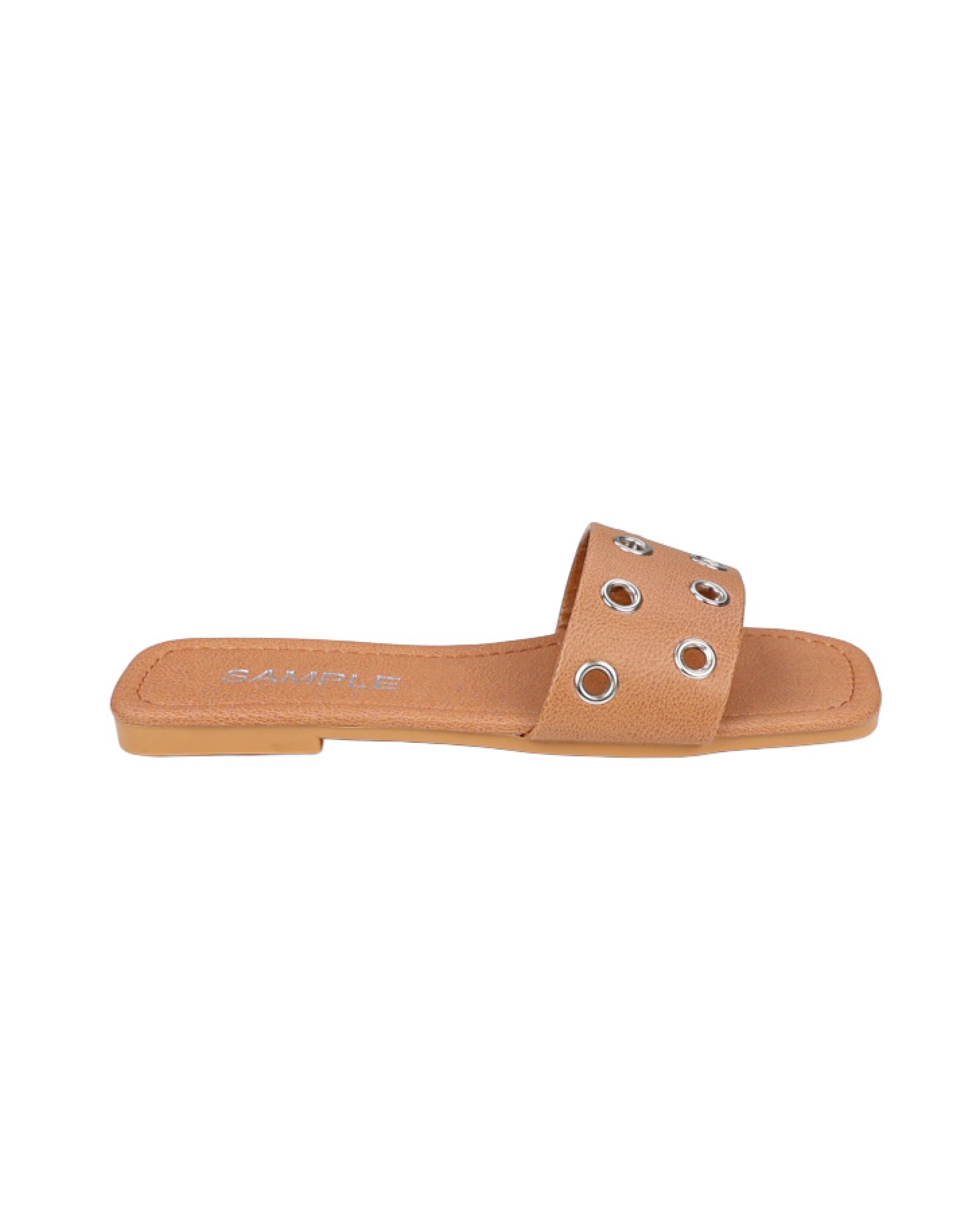 Girls Eyelet Detail Mule