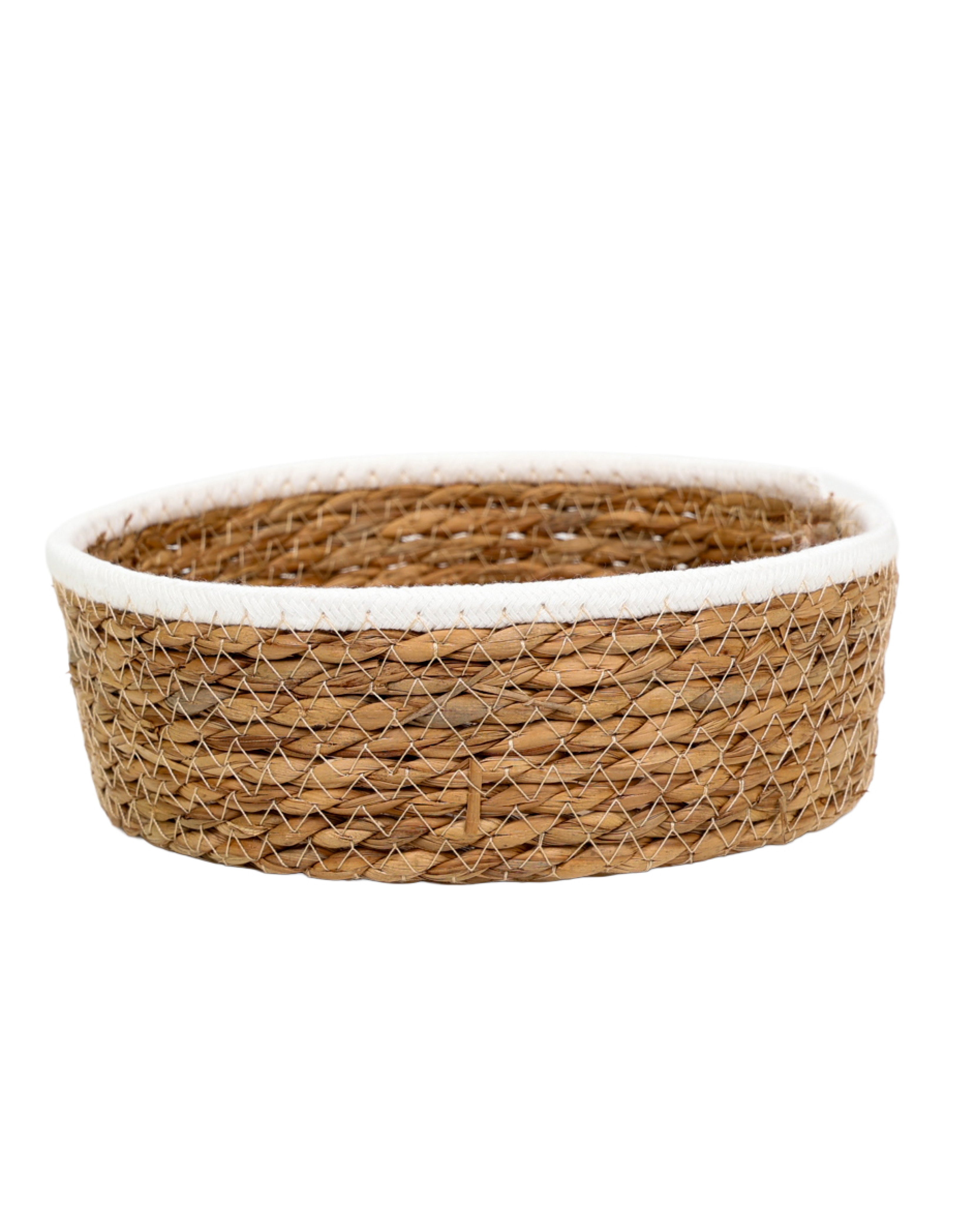 Natural Woven Holdall Basket Large