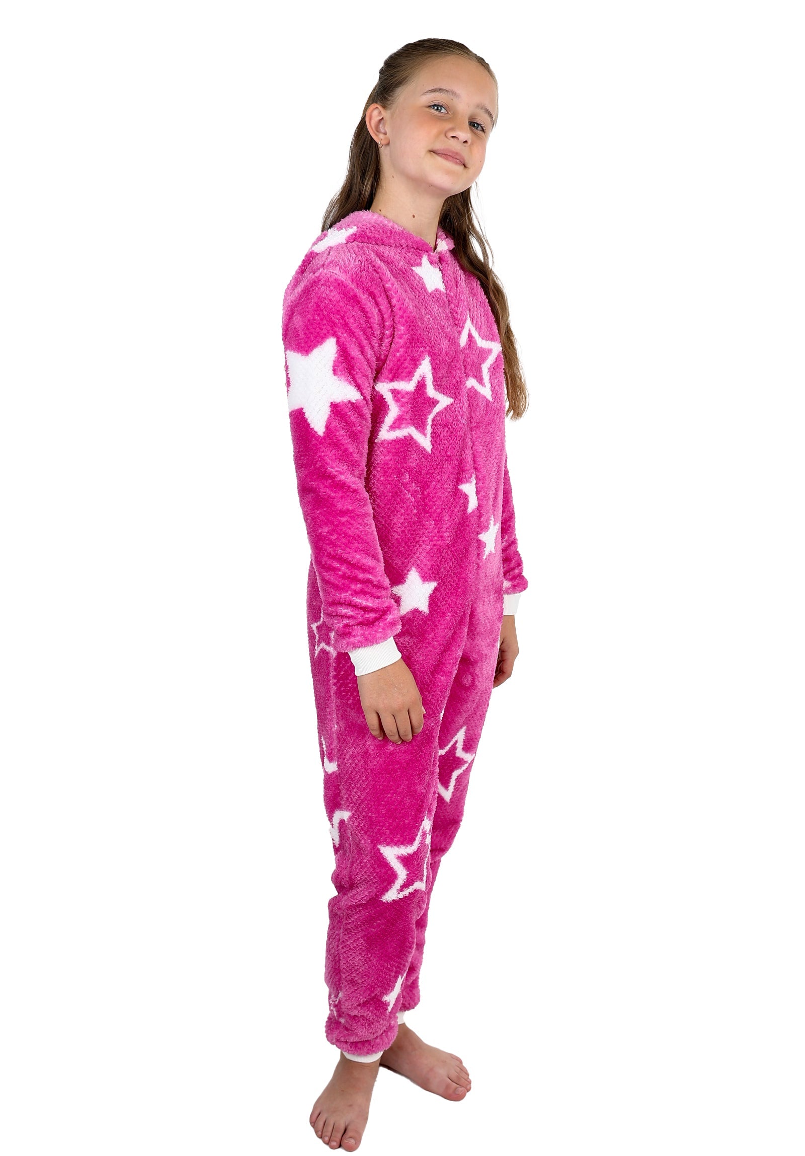 Star Print Hooded Onesie