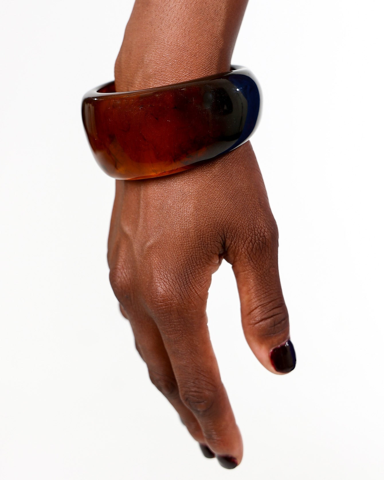 Smoked Amber Bangle