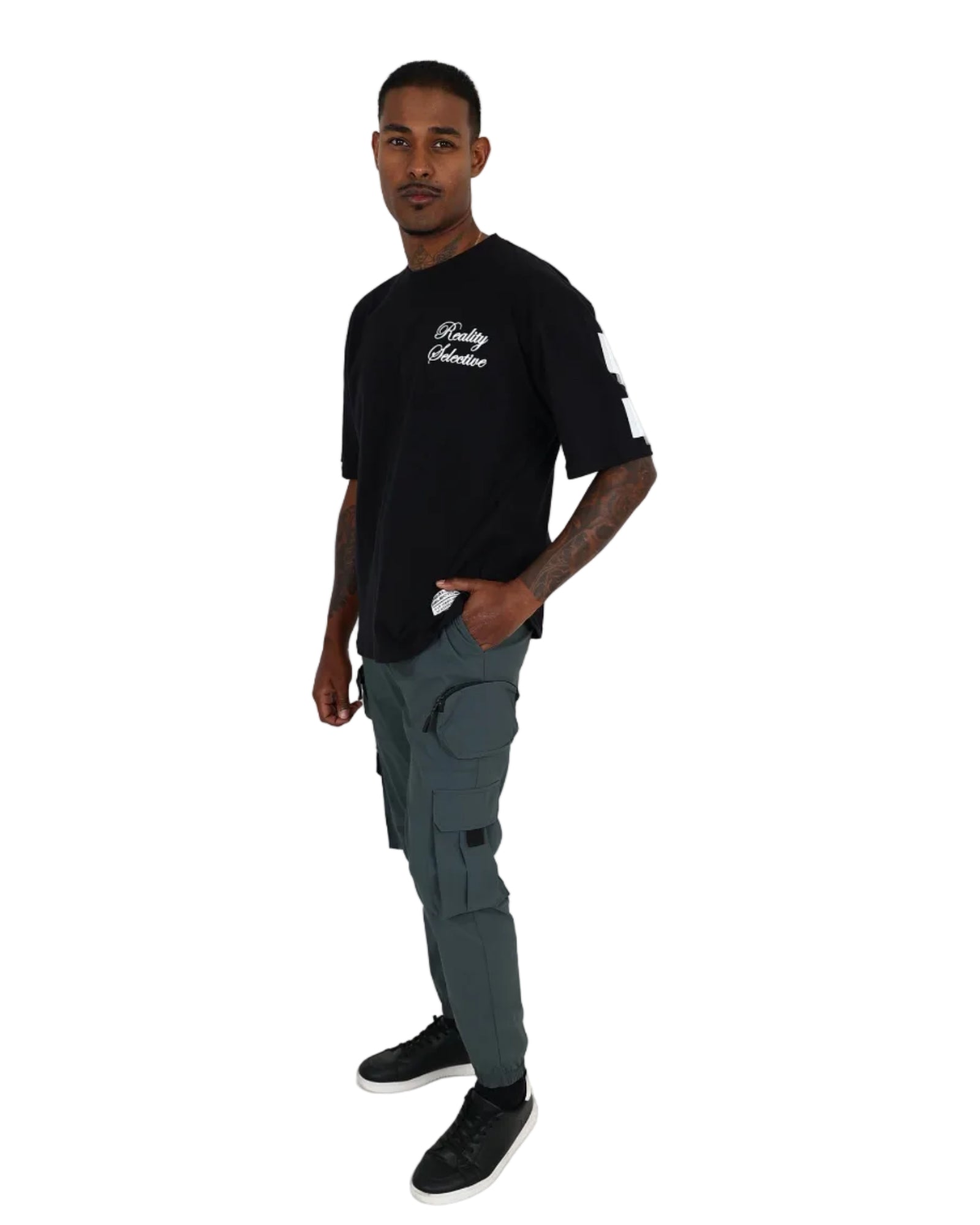 Sage Cargo Jogger With Duffel Zip Pockets