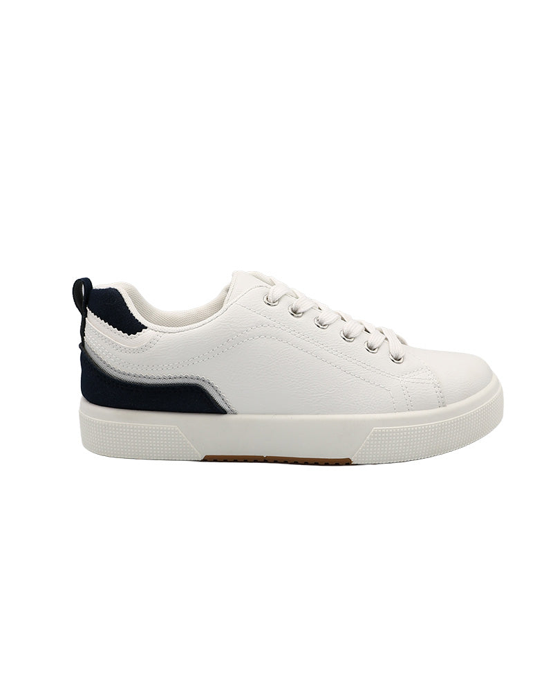 Contrast Heel Detail Cleated Sneaker