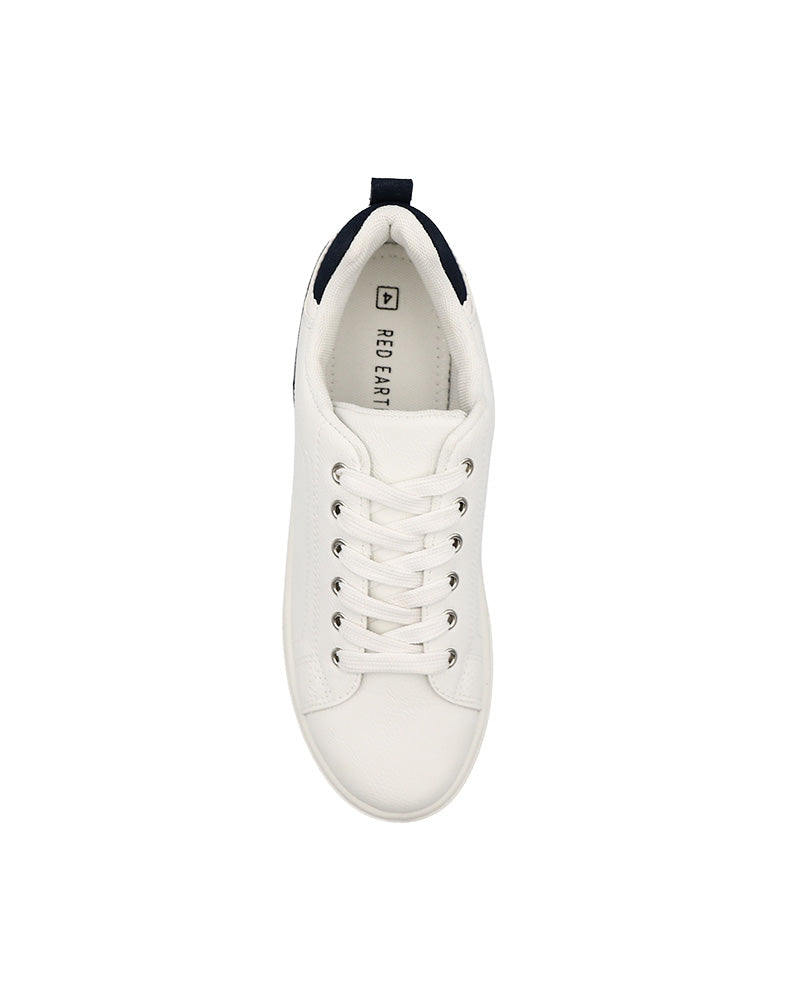 Contrast Heel Detail Cleated Sneaker