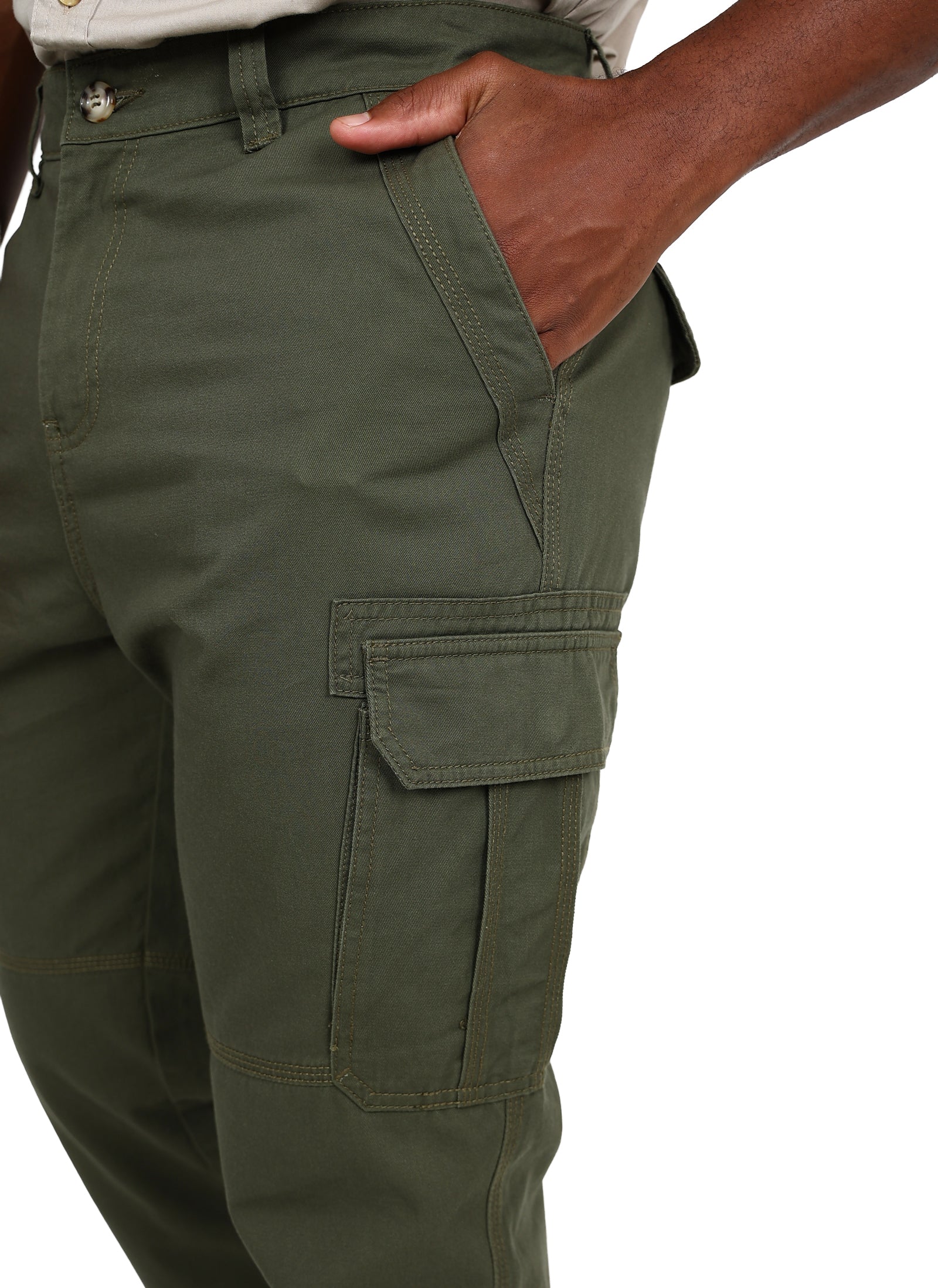 Okavango Dark Olive Cargo Pants