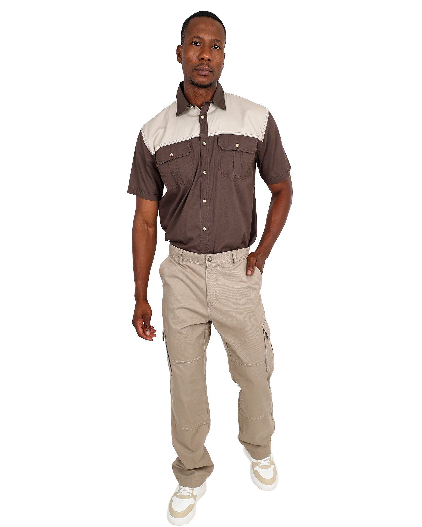 Okavango Beige Cargo Pants