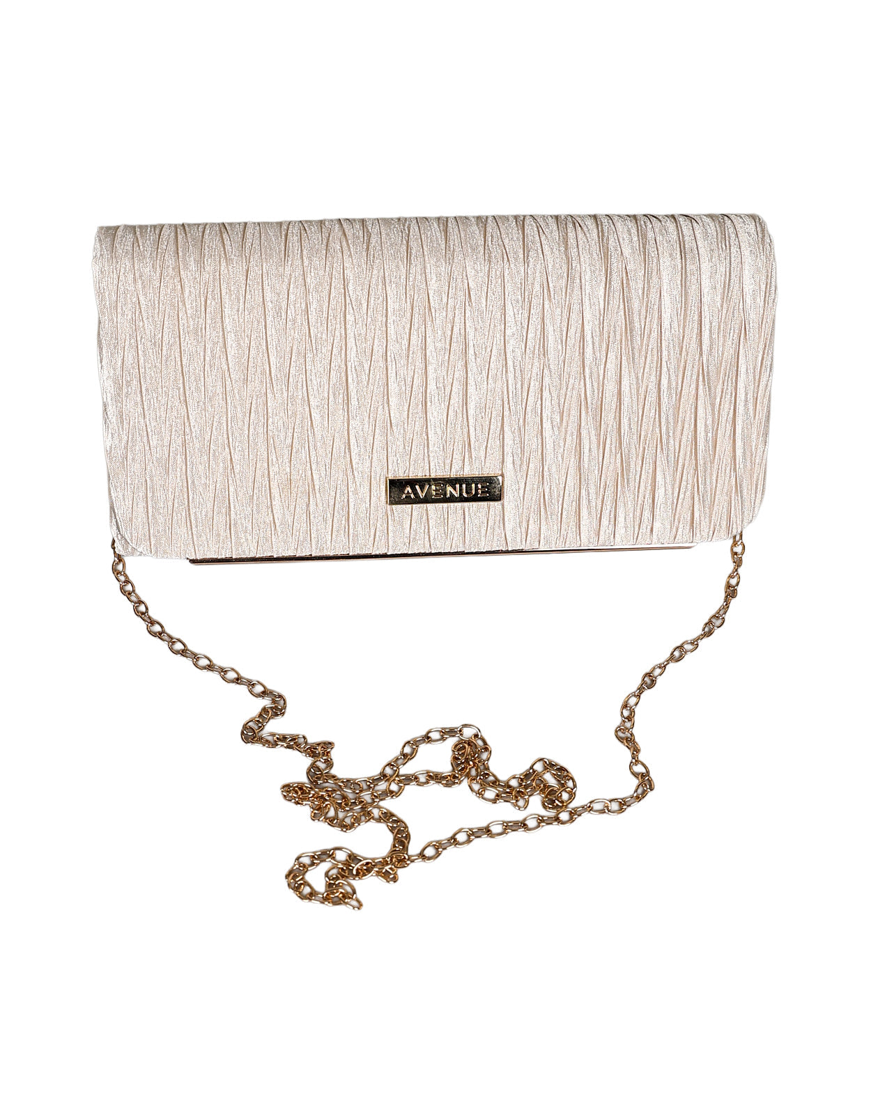 Champagne Glitterati Clutch Bag