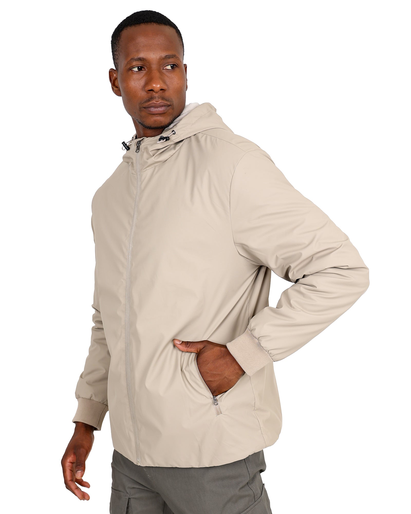 Okavango Taupe Outdoor Padded Soft Feel Jacket