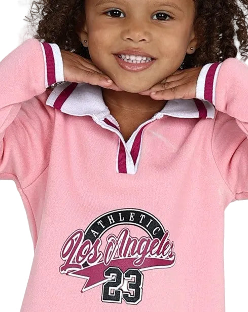 Long Sleeve "Los Angeles" Graphic Dress