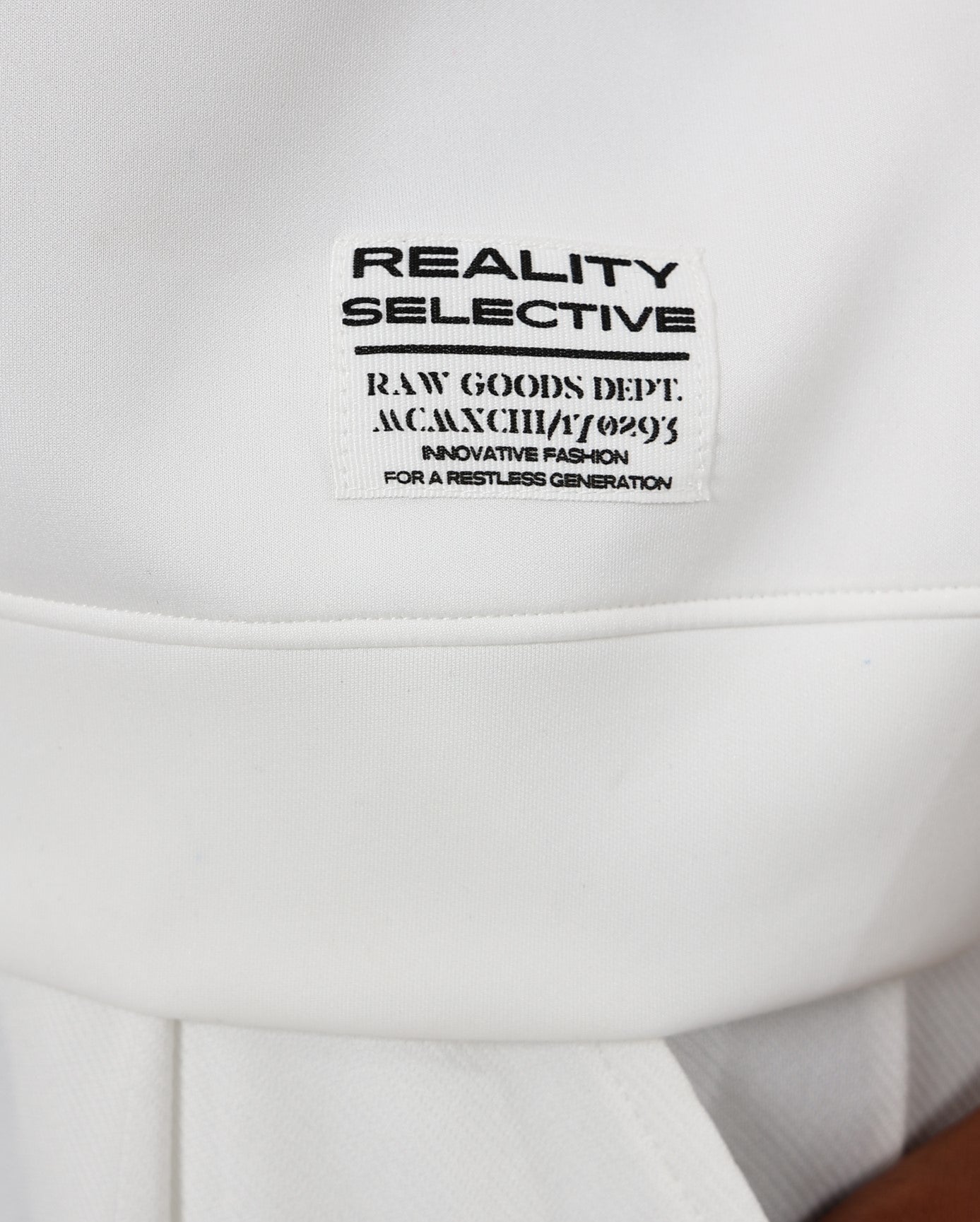 Short Sleeve White Piping Inset Scuba T-Shirt