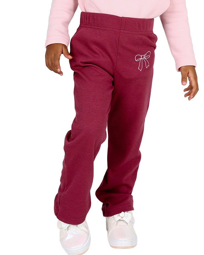 Bow Detail Ribbed Legging Set