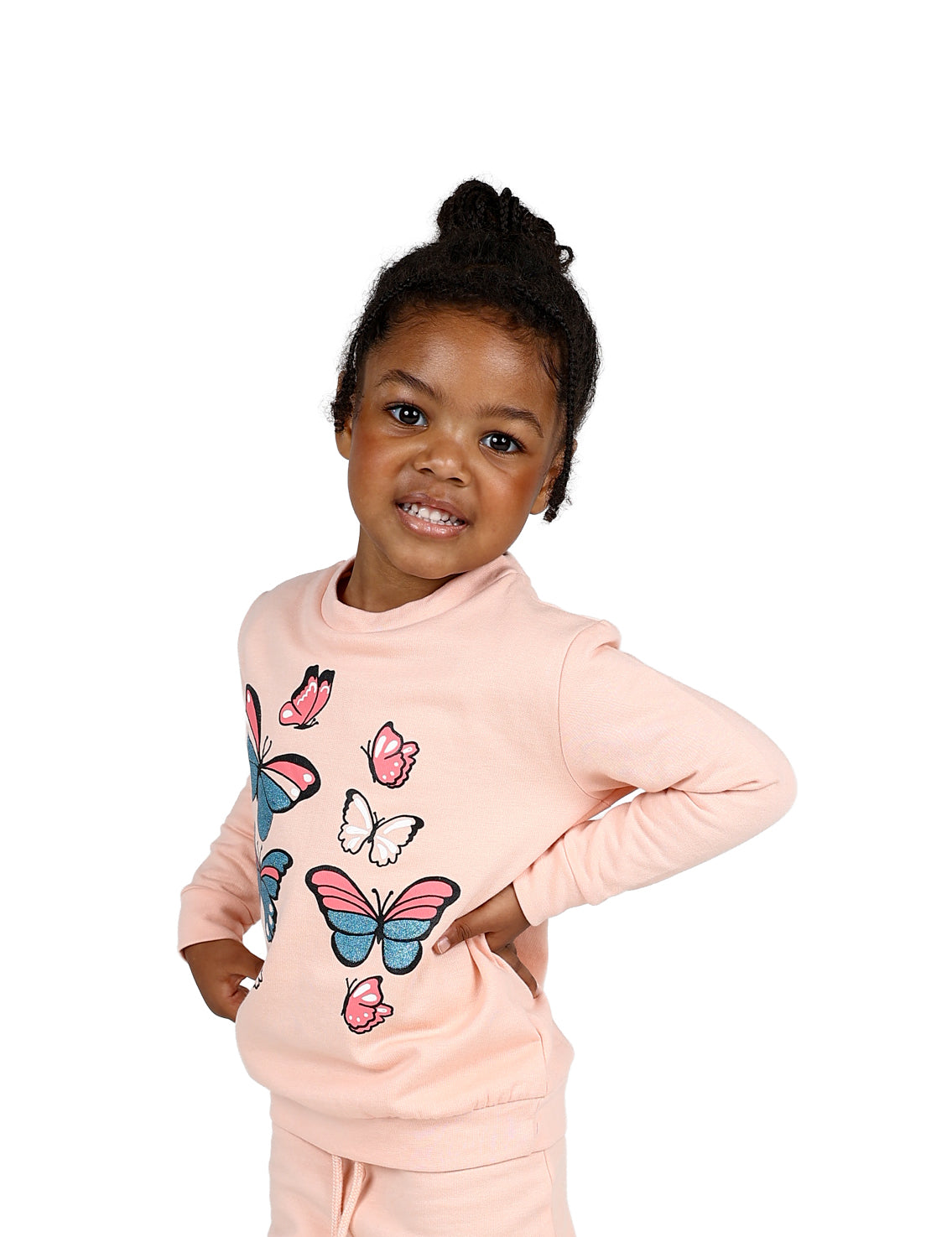 2 Pack Butterflies Graphic Print Active Tops