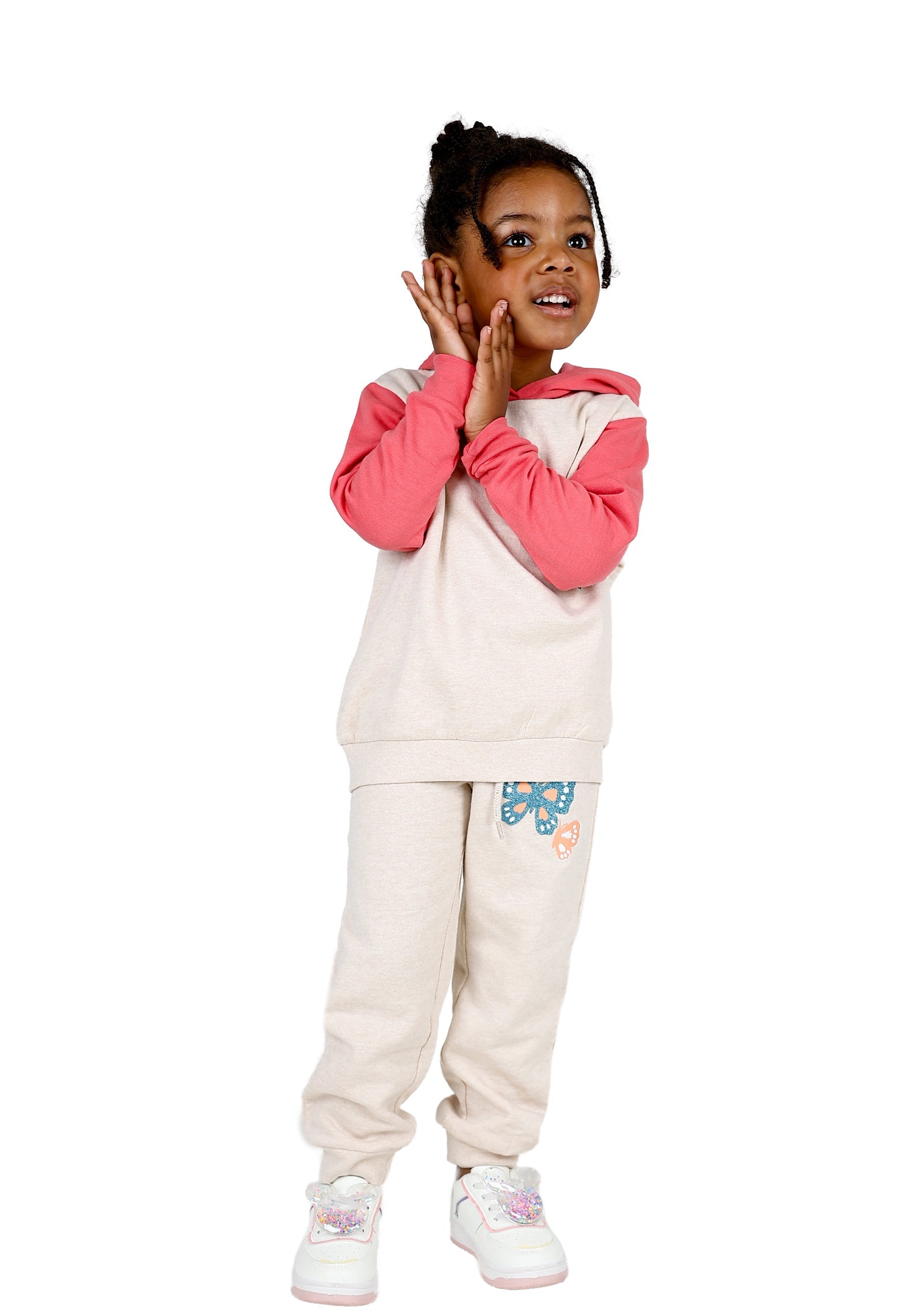 2 Pack Butterflies Graphic Print Active Pants