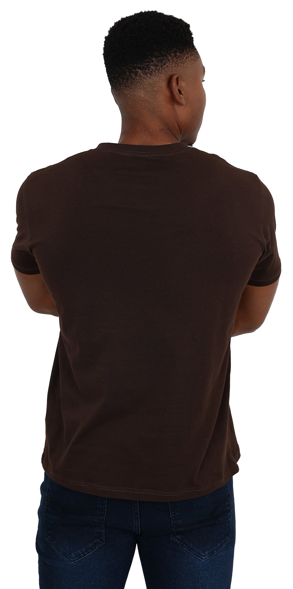 Short Sleeve Level Up Brown Graphic T-Shirt
