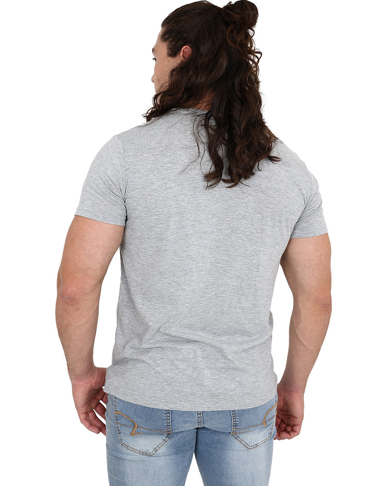 Short Sleeve Grey Mélange SpongeBob T-Shirt + FREE Water Bottle