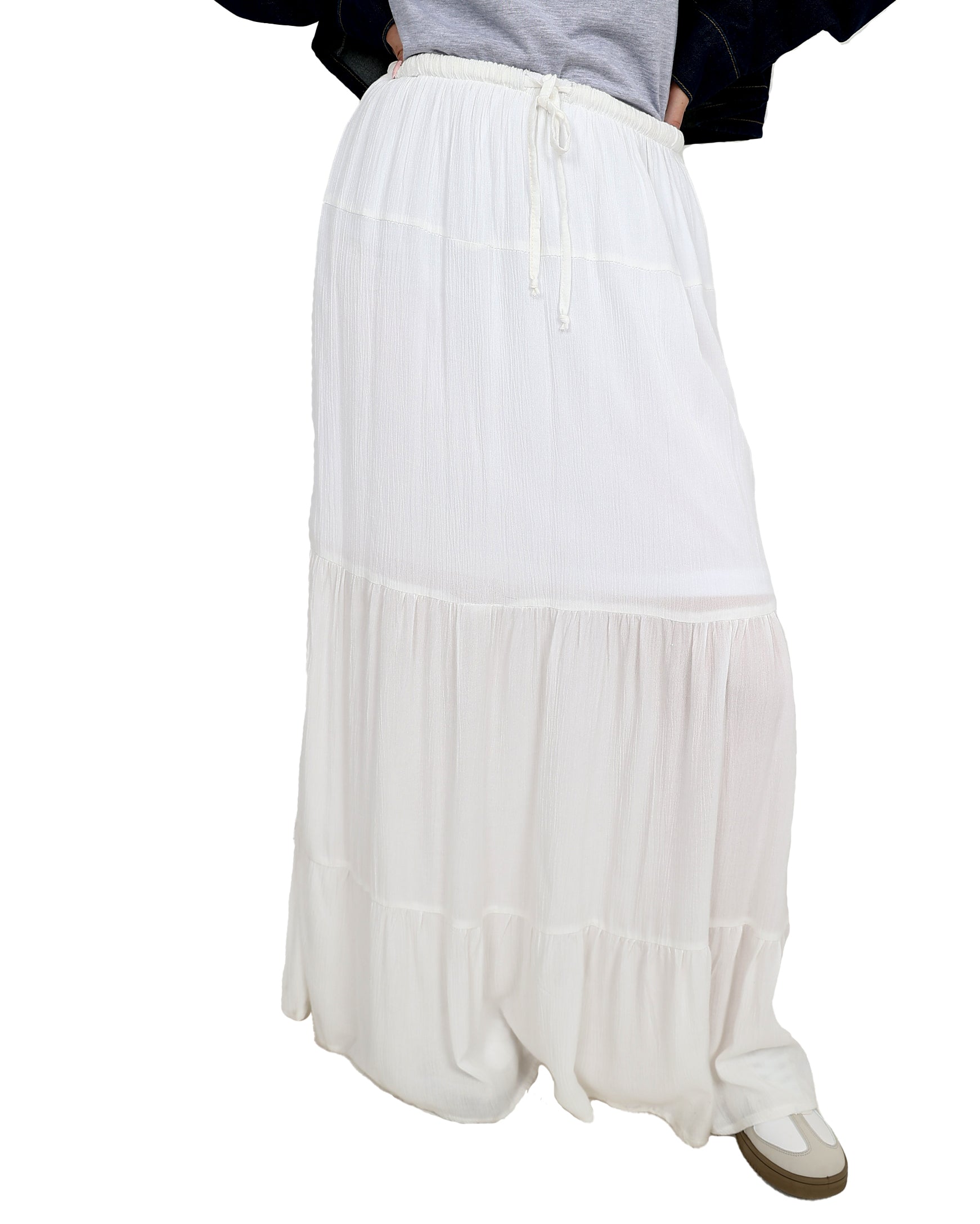 Tiered Maxi Skirt