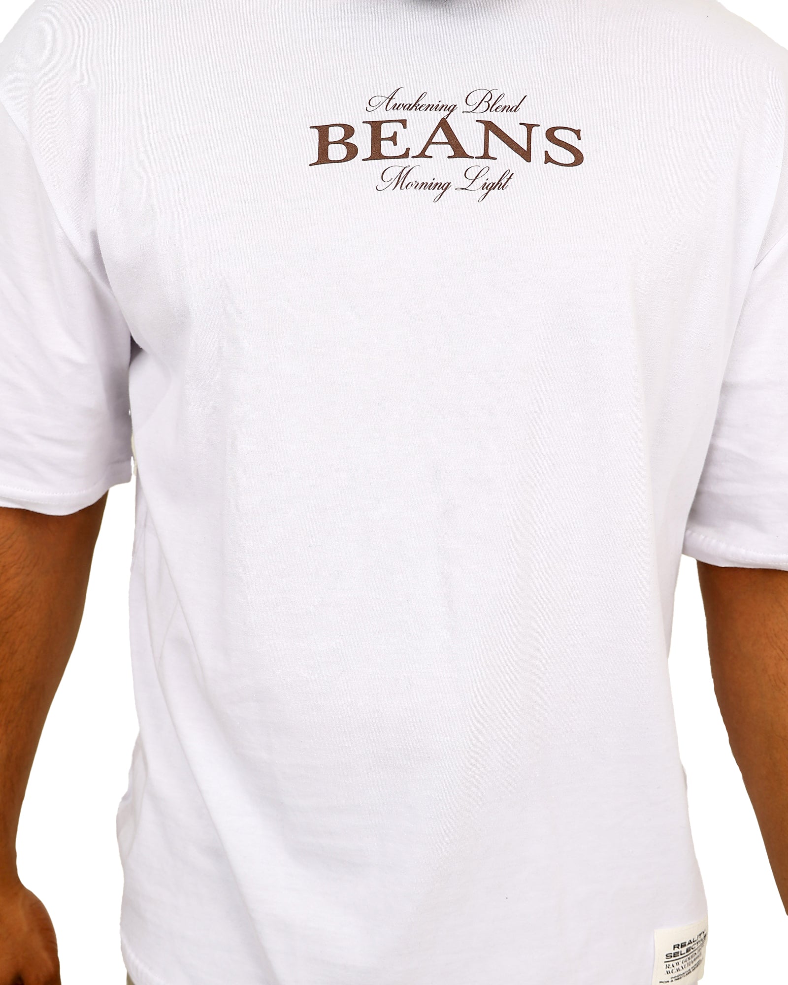 Short Sleeve White Awakening Blend Graphic T-Shirt