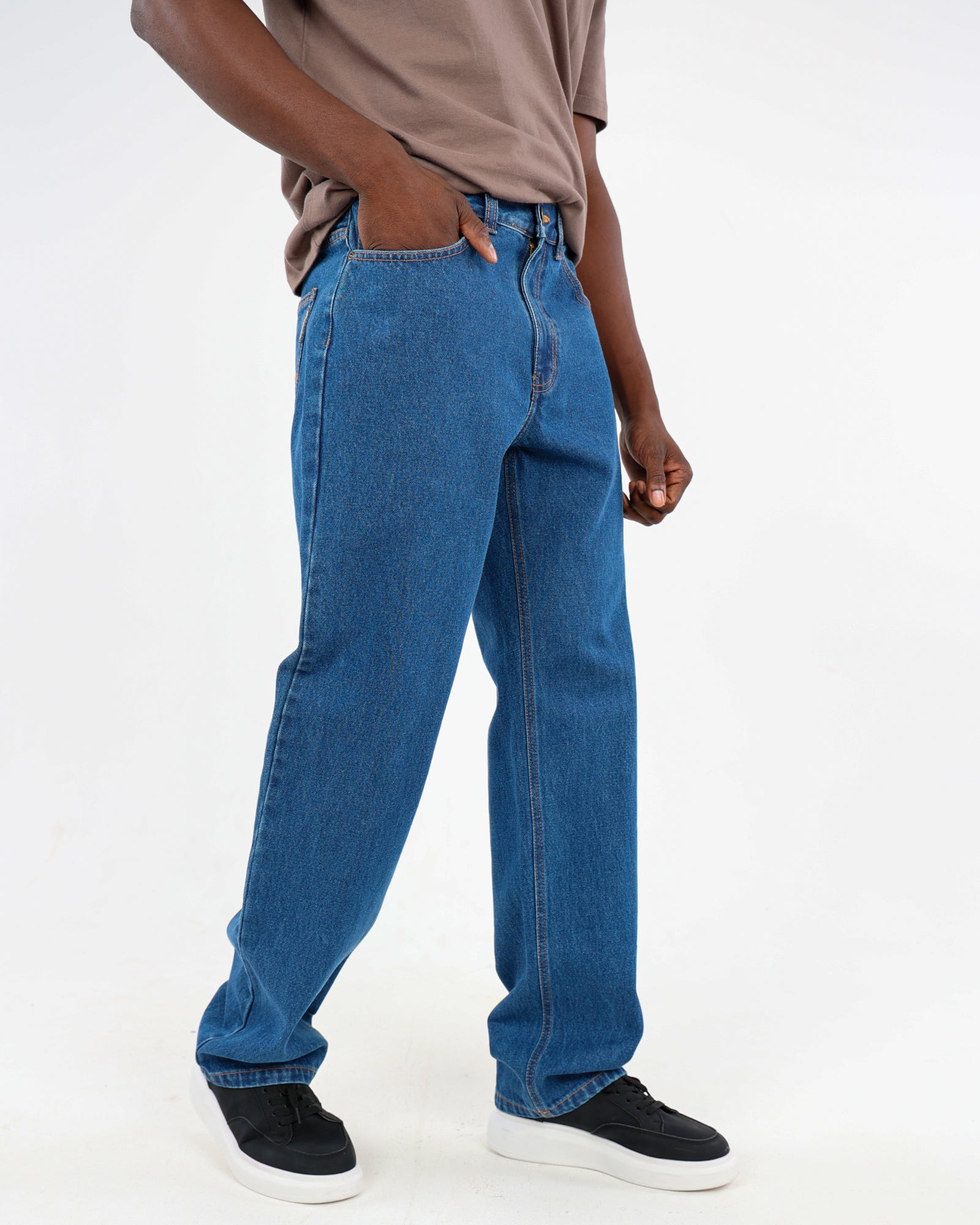 Okavango Regular Fit Medium Indigo Denim Jeans