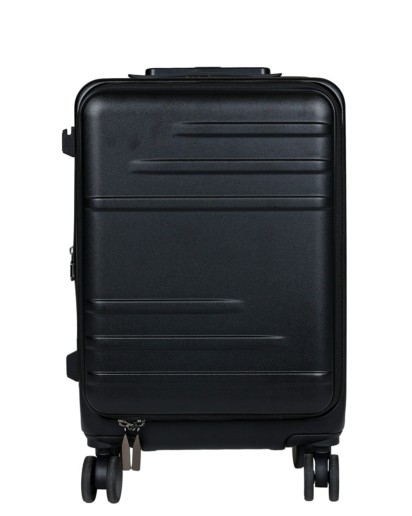 Black 50cm Trolley Laptop Carry-On Suitcase + Cup Holder