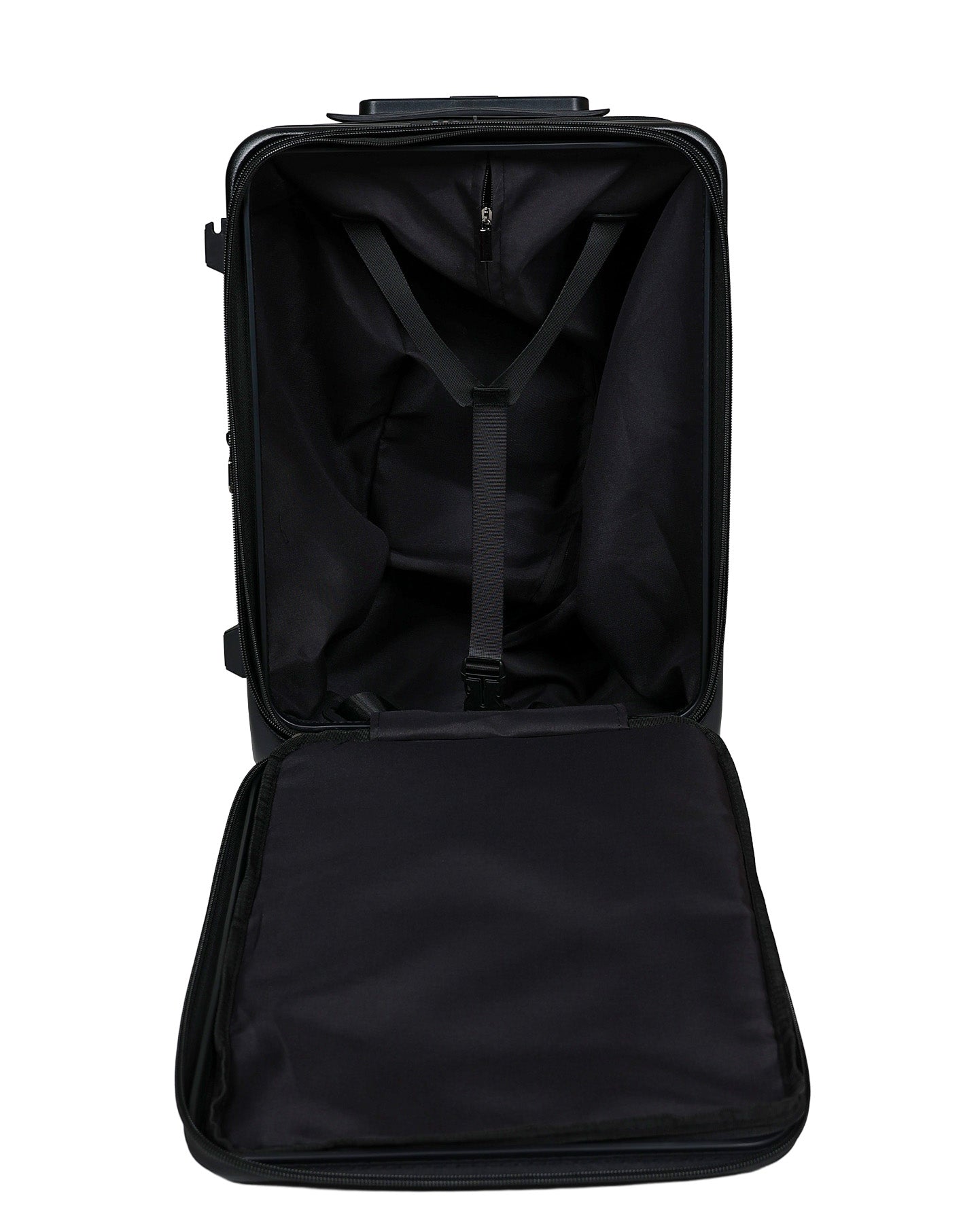 Black 50cm Trolley Laptop Carry-On Suitcase + Cup Holder