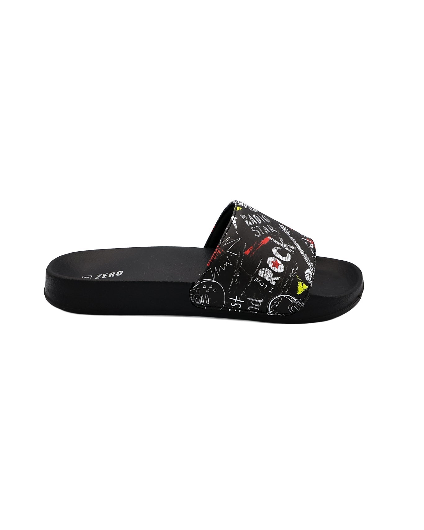 Boys Rock Guitar Graphic Pool Slides