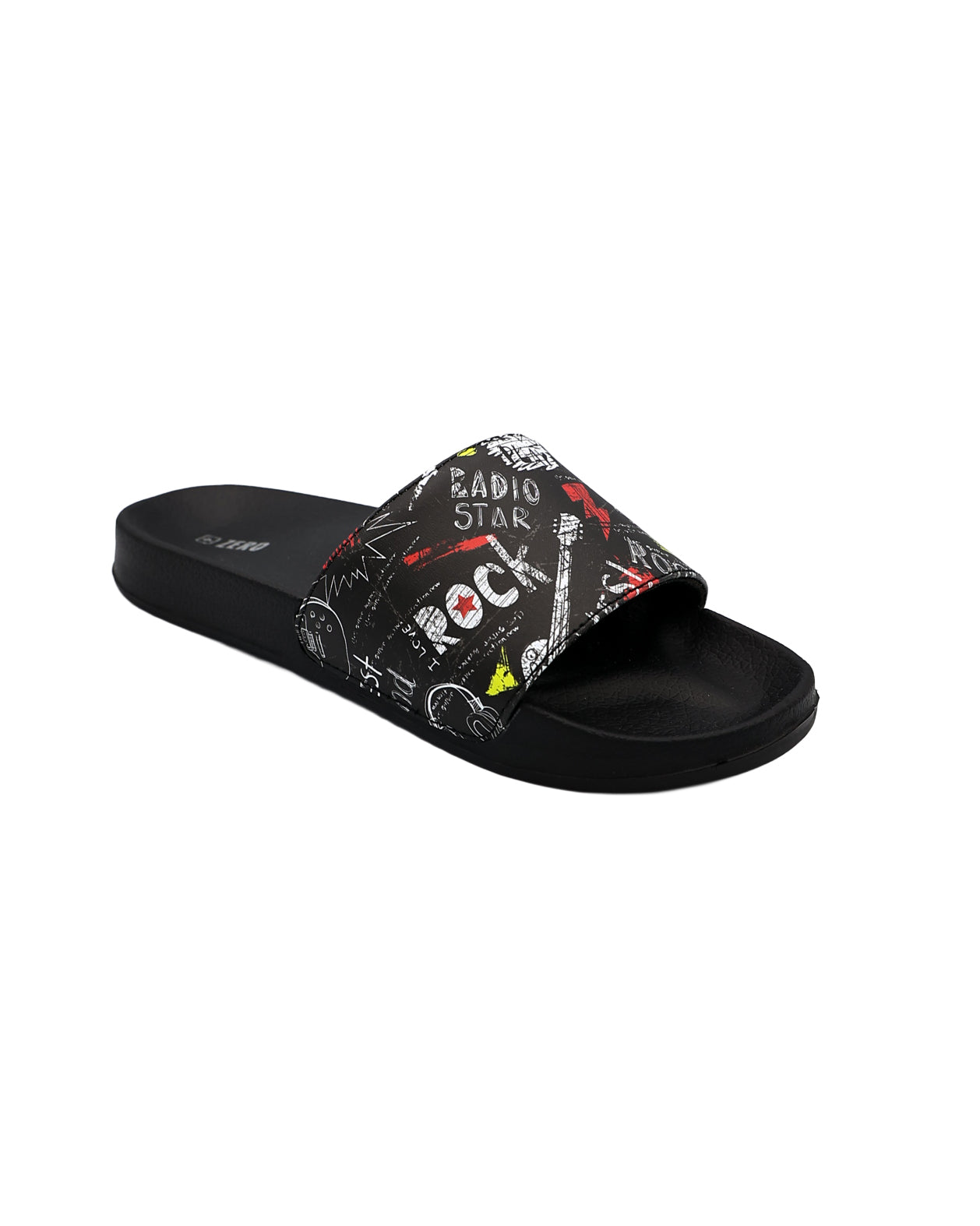 Boys Rock Guitar Graphic Pool Slides