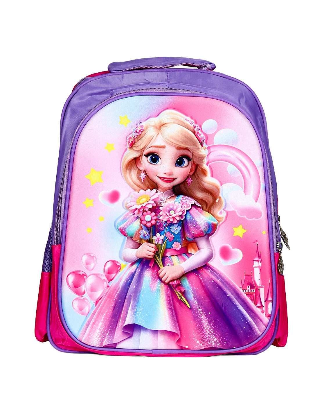 Pink 3D Princess Backpack