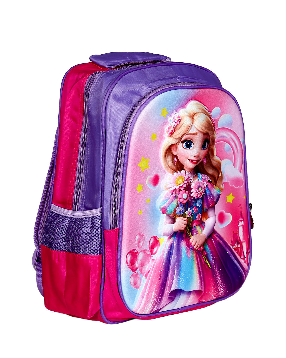 Pink 3D Princess Backpack