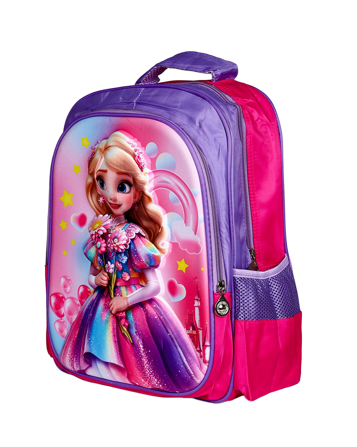 Pink 3D Princess Backpack