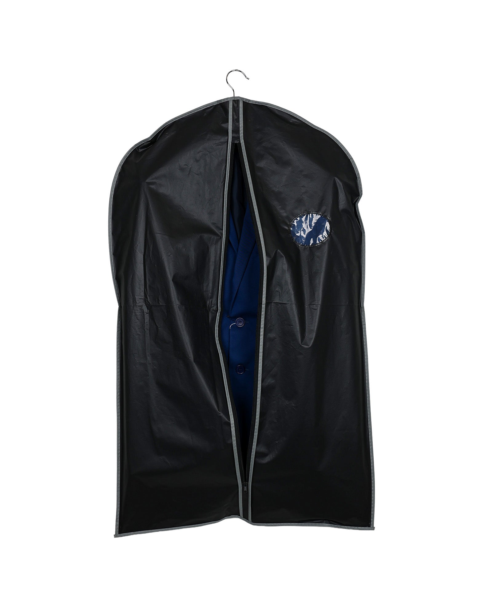 Black Zip-Up Garment Bag