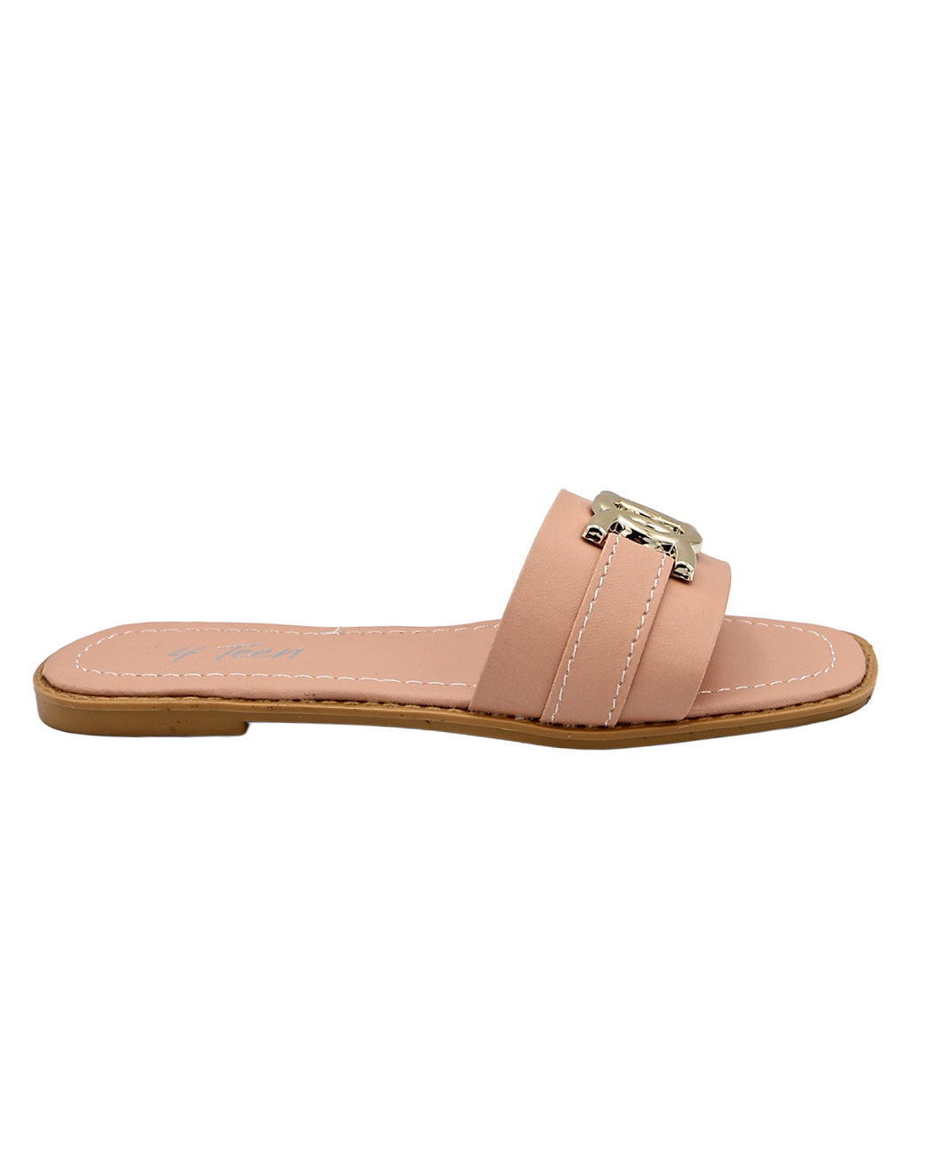 Girls Overlay Trim Detail Mule