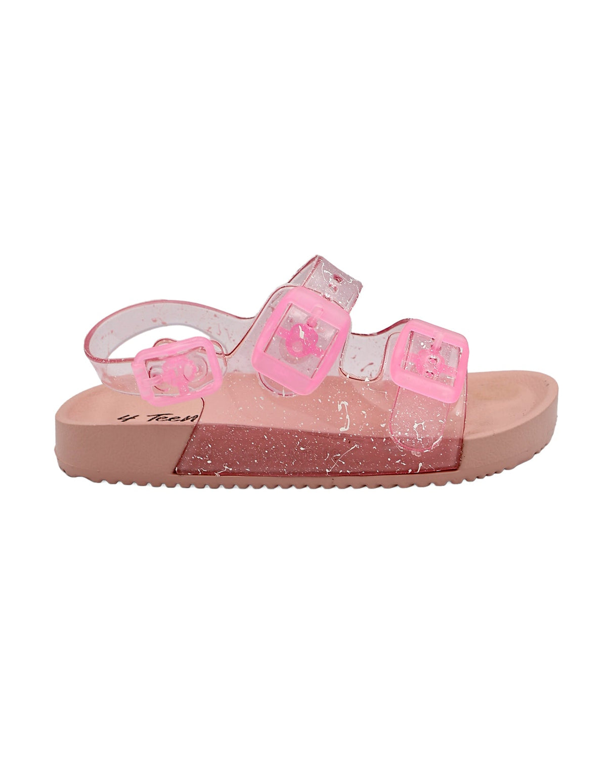 Girls Splatter Detail Double Buckle Jelly Sandal