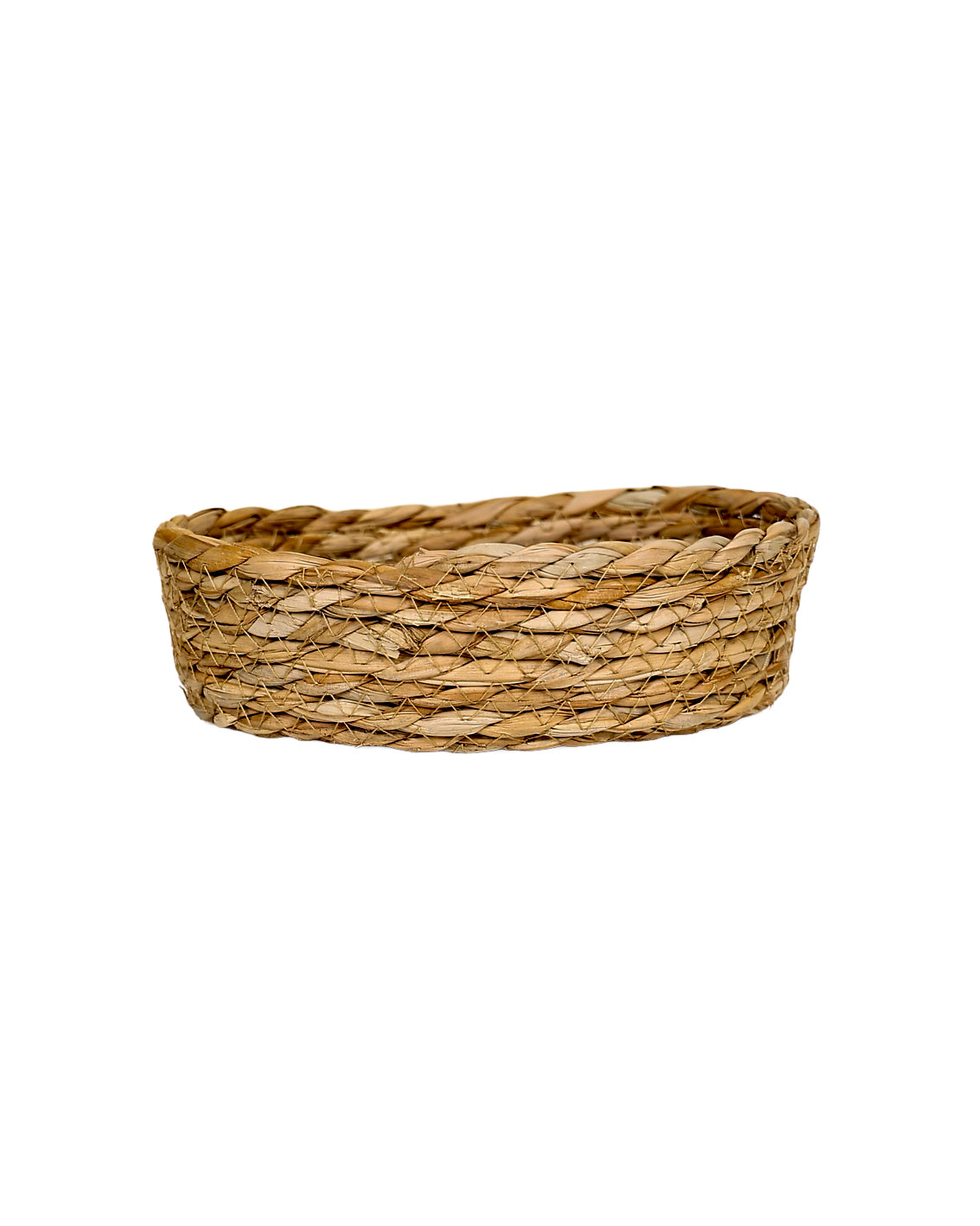 Small Oval Woven Bulrush Basket