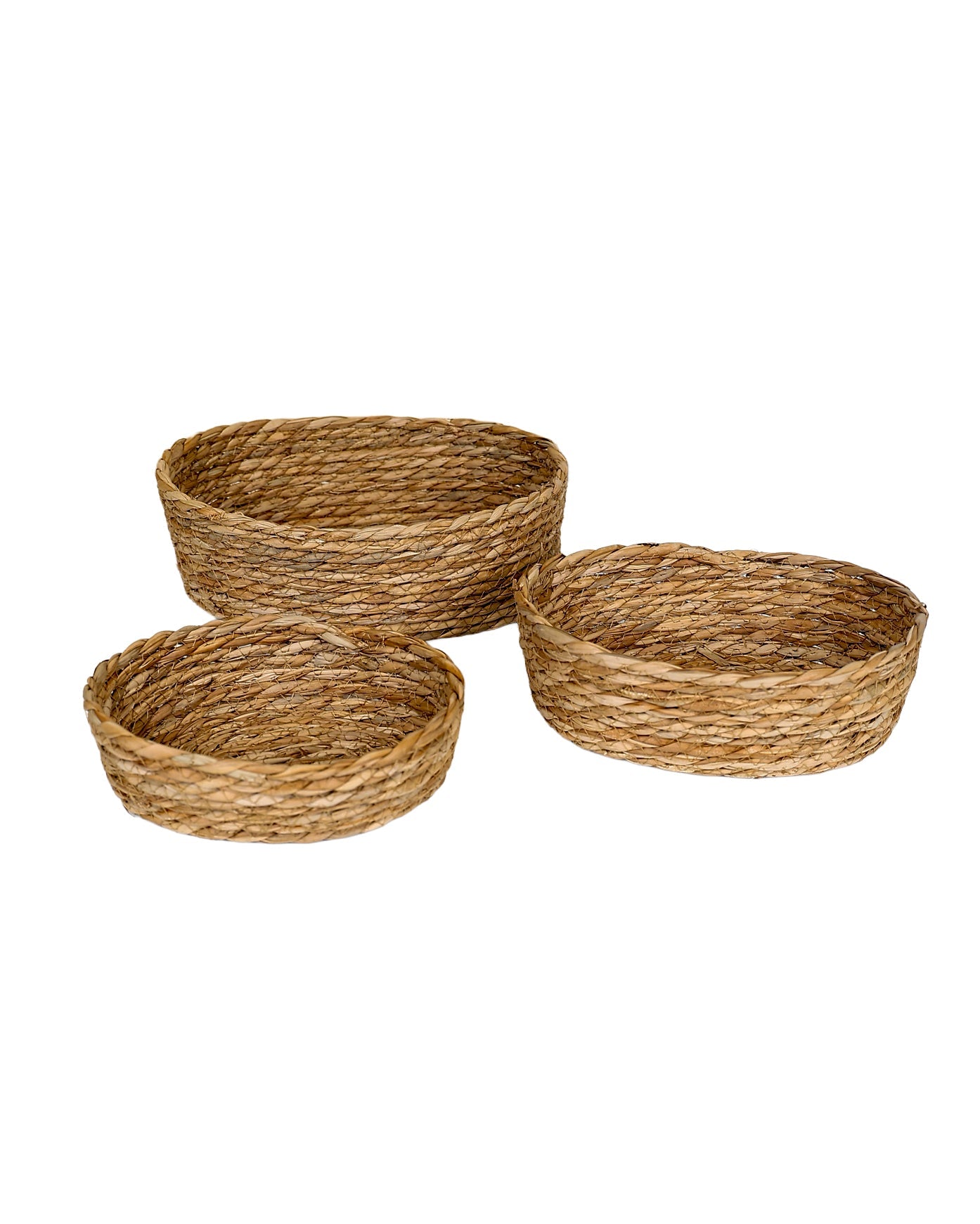 Small Oval Woven Bulrush Basket