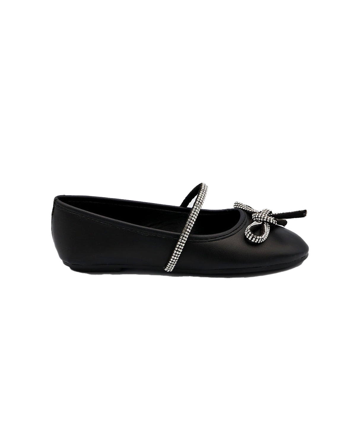 Girls Diamante' Embellished Bow Detail Pumps