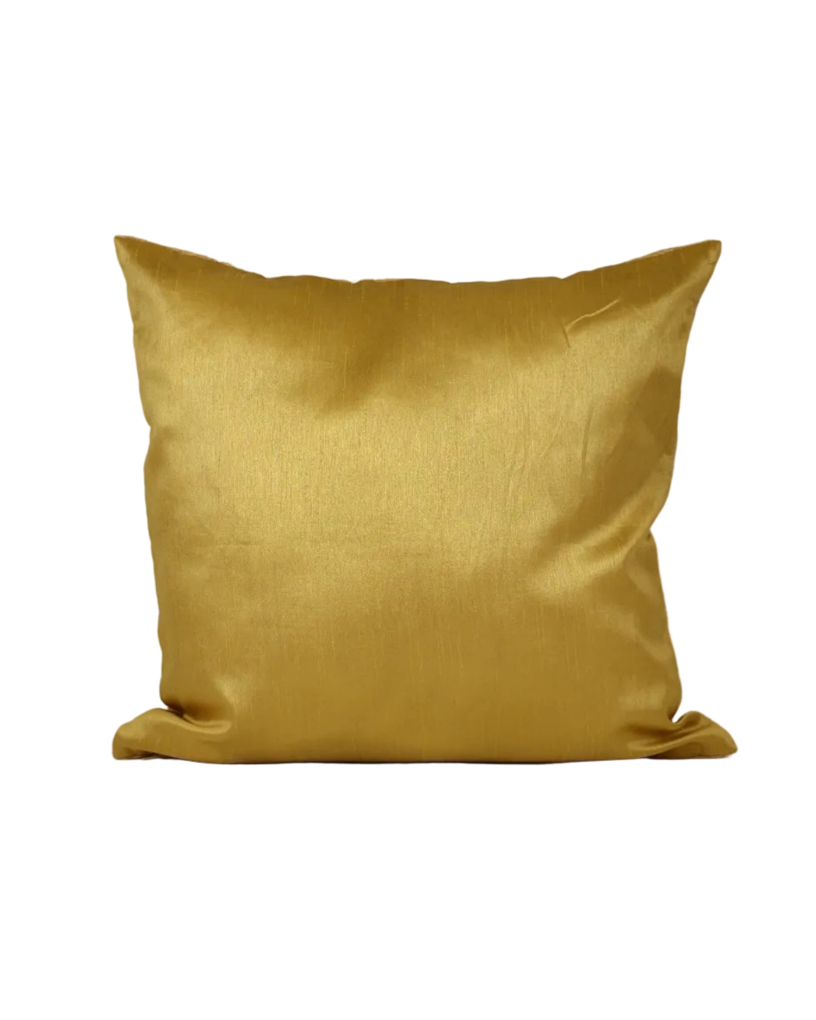 Ochre Floral Jacquard Scatter Cushion