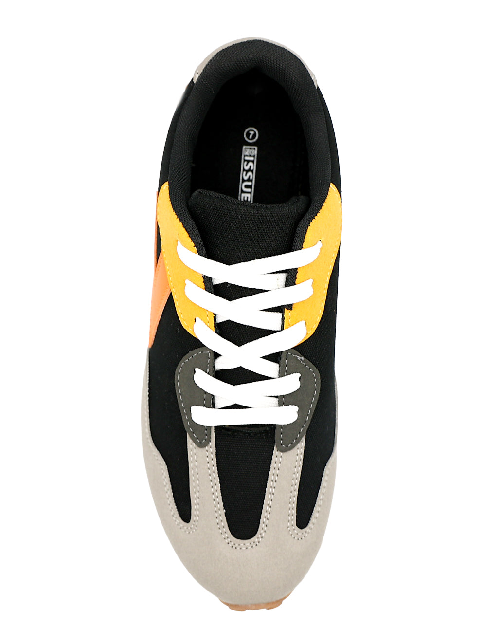 Black Bolt Faux Suede Runner