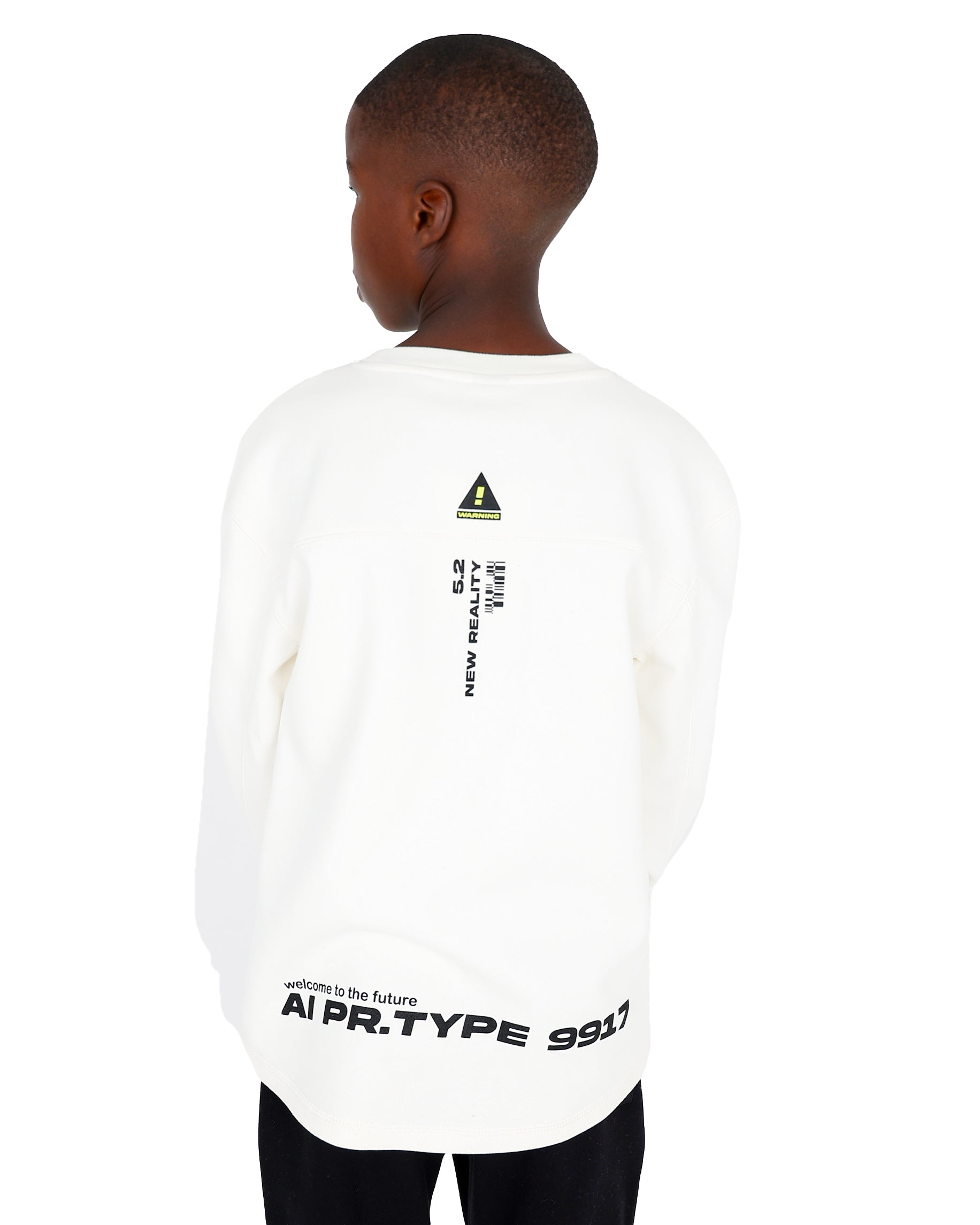 Cyber Gear Graphic Print Long Sleeve T-Shirt