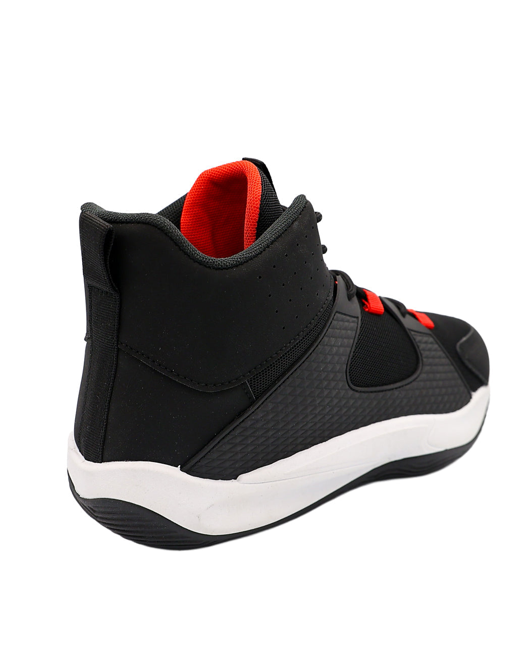 Black & Red High Top Sneakers