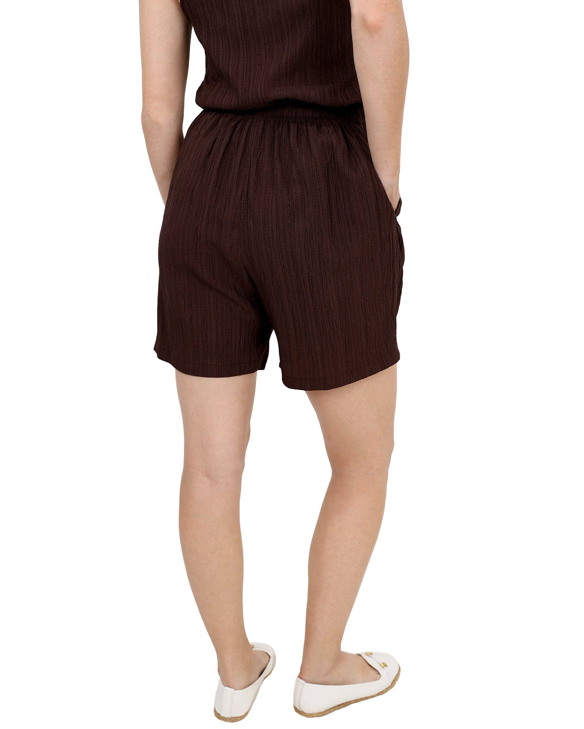 Chocolate Elasticated Shorts