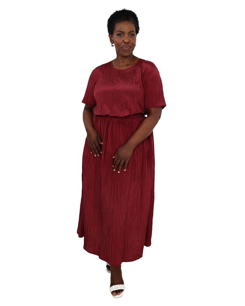 Grape Co-Ord Textured Maxi Skirt