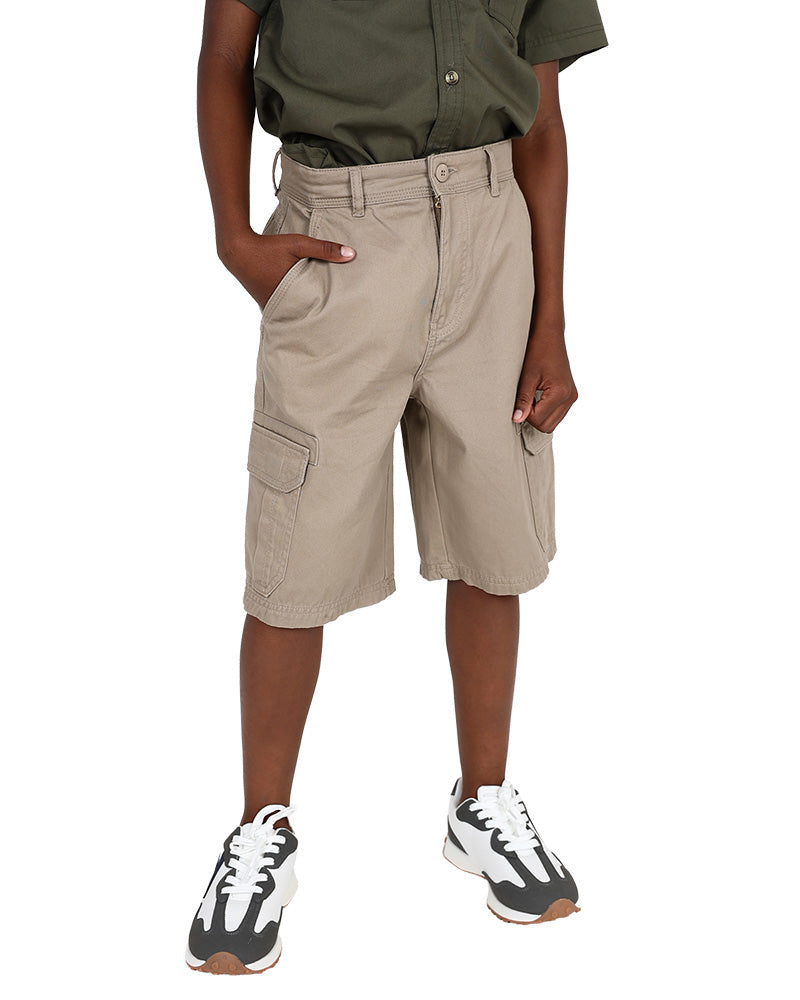 Okavango Beige Cargo Shorts