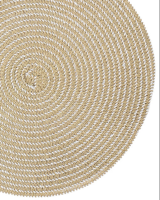 Natural Woven Spiral Placemat