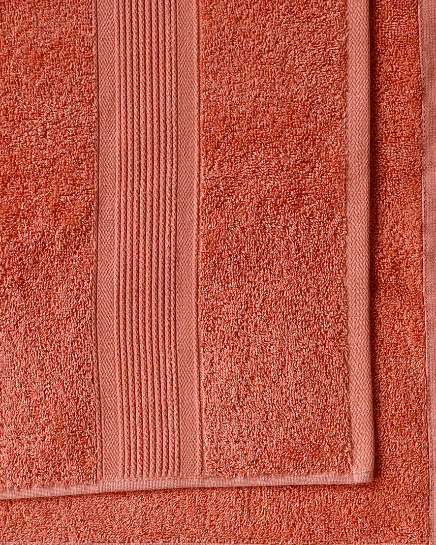 Coral Amari Cotton Hand Towel