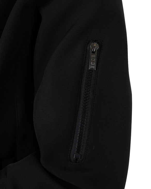 Black Softshell Bonded Fleece Lined Jacket