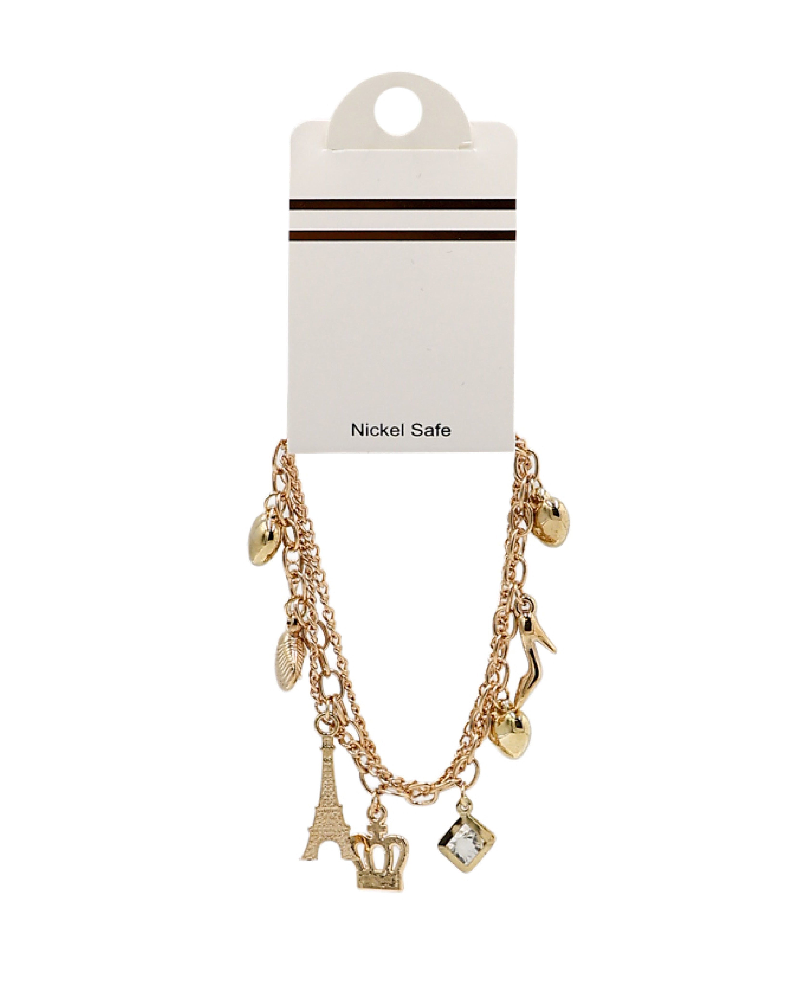 Gold Charm Bracelet