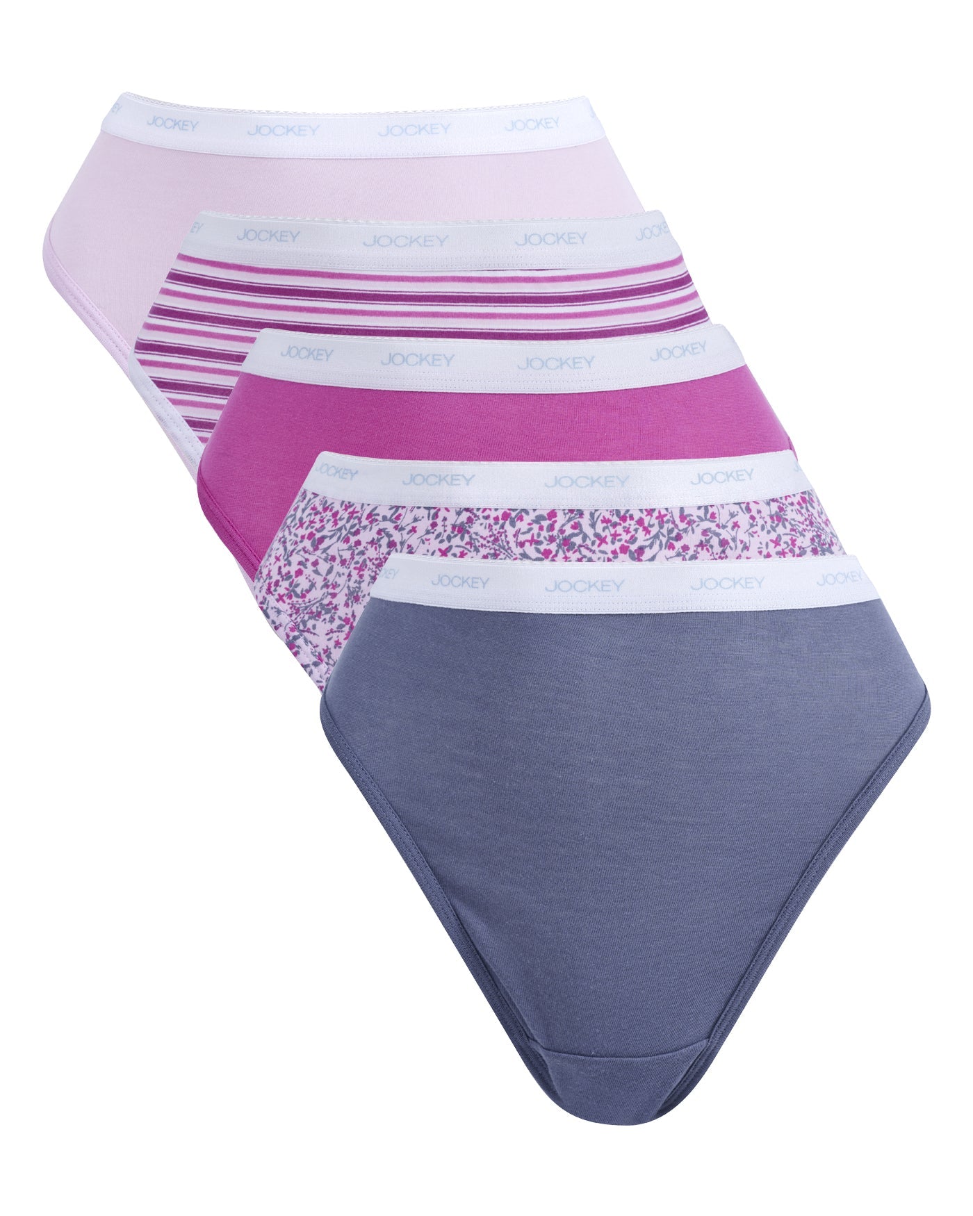 Jockey® 5 Pack Twigs French Cut Panties