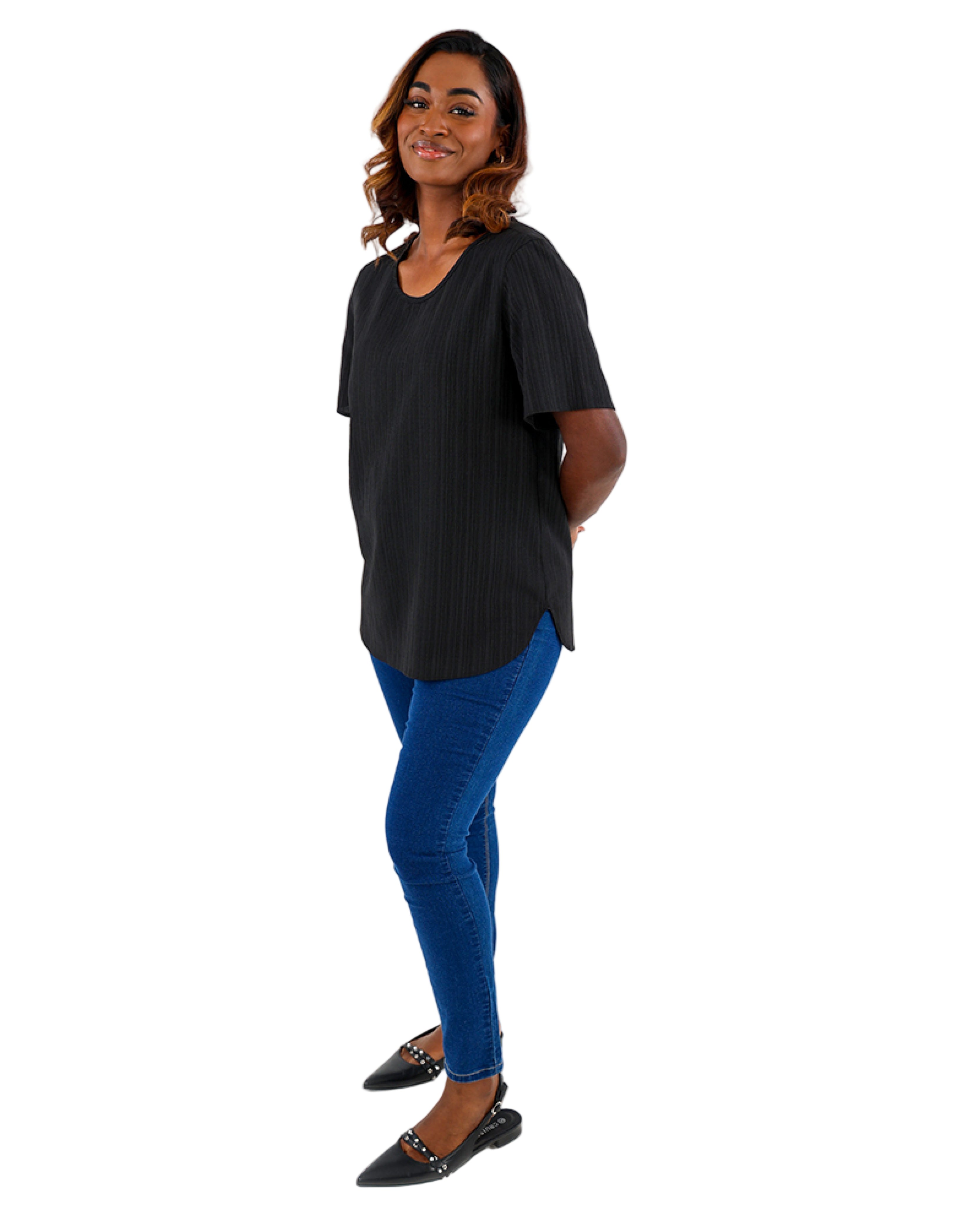 Dark Indigo Tube Skinny Jeans