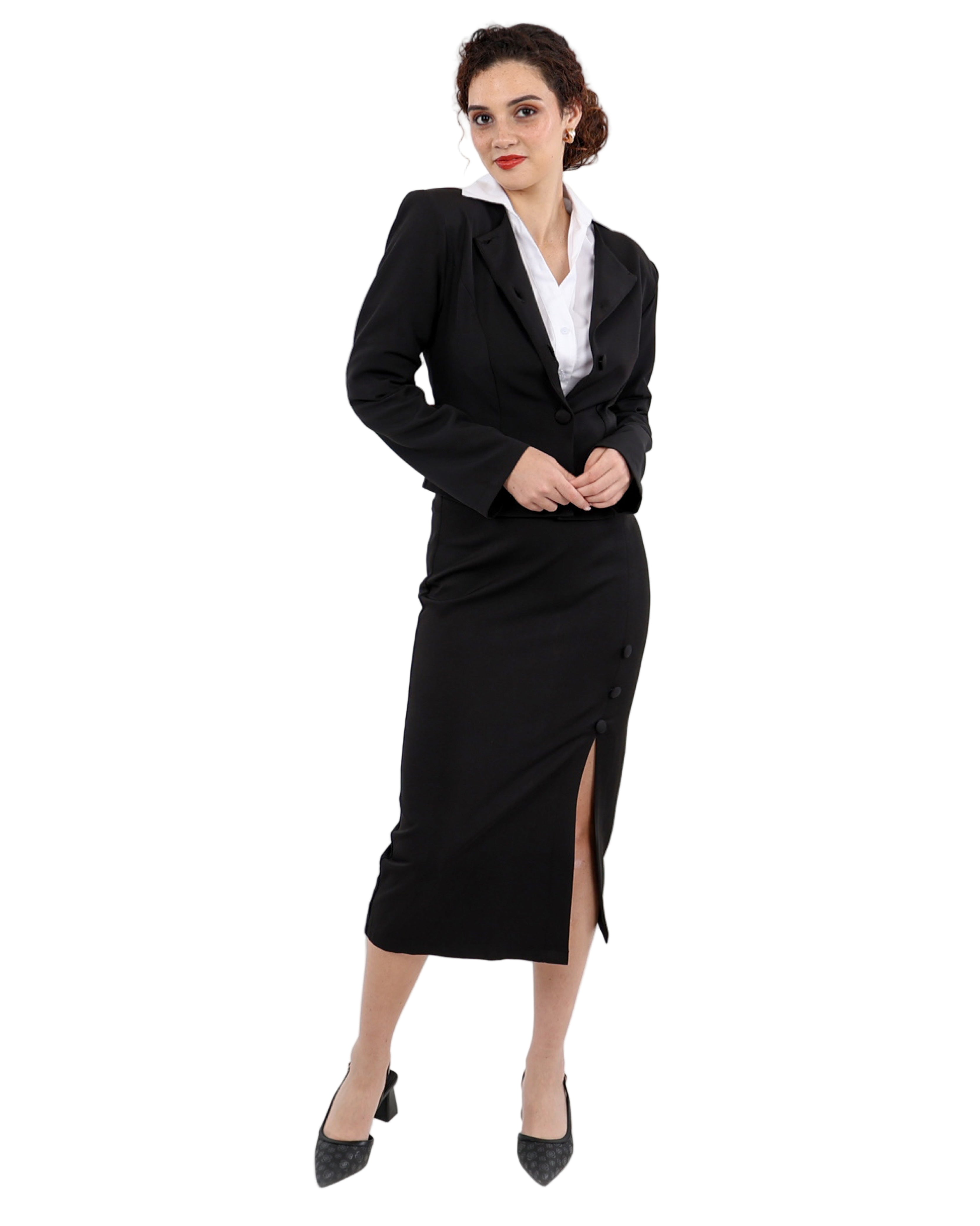Round Neck Blazer