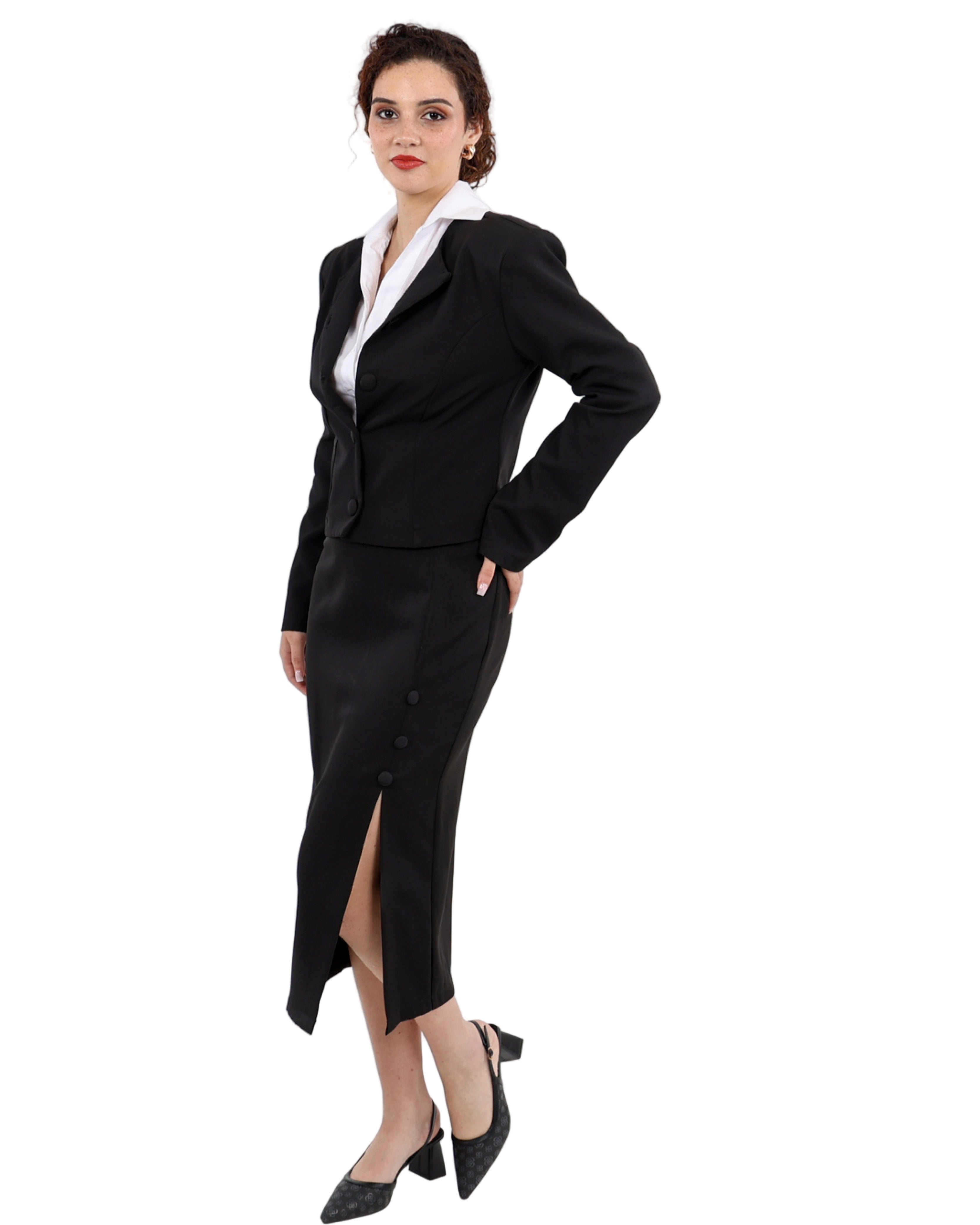 Round Neck Blazer